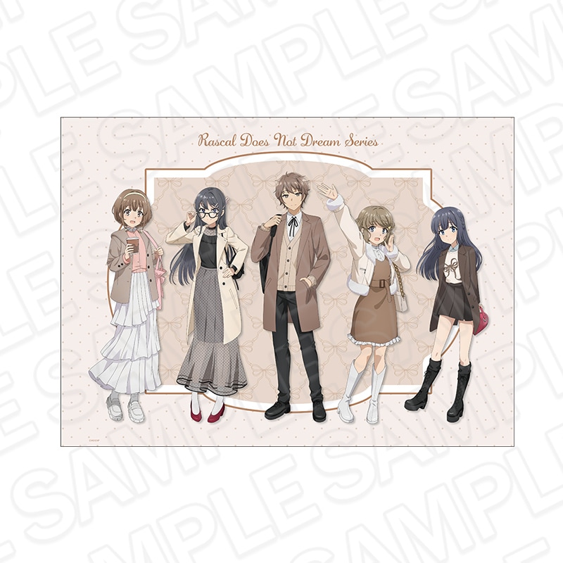 【事後通販】「青春ブタ野郎」シリーズ　F4キャンバスアート　Holiday ver.【2026年6月上旬～下旬以降順次発送】