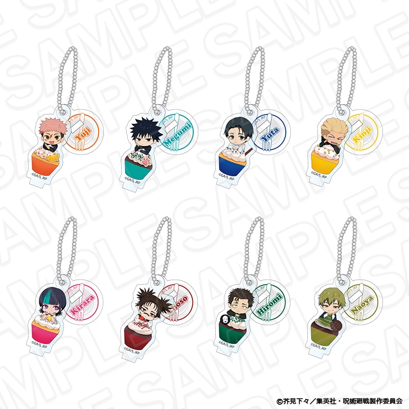 【CAFE STAND事後通販】TVアニメ「呪術廻戦」　台座付アクリルキーホルダー(ランダム)　カップケーキ ver.　セット【2026年5月下旬～6月中旬以降順次発送】