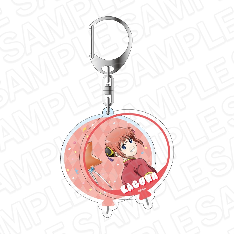 【AnimeJapan2026事後通販】新劇場版 銀魂 -吉原大炎上-　スライドキーホルダー　神楽　BALLOON ver.【2026年6月上旬～下旬以降順次発送】