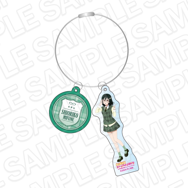 【事後通販】ラブライブ！虹ヶ咲学園スクールアイドル同好会　ワイヤーキーホルダー　三船栞子　トラッド＆グラス ver.【2026年6月中旬～7月上旬以降順次発送】