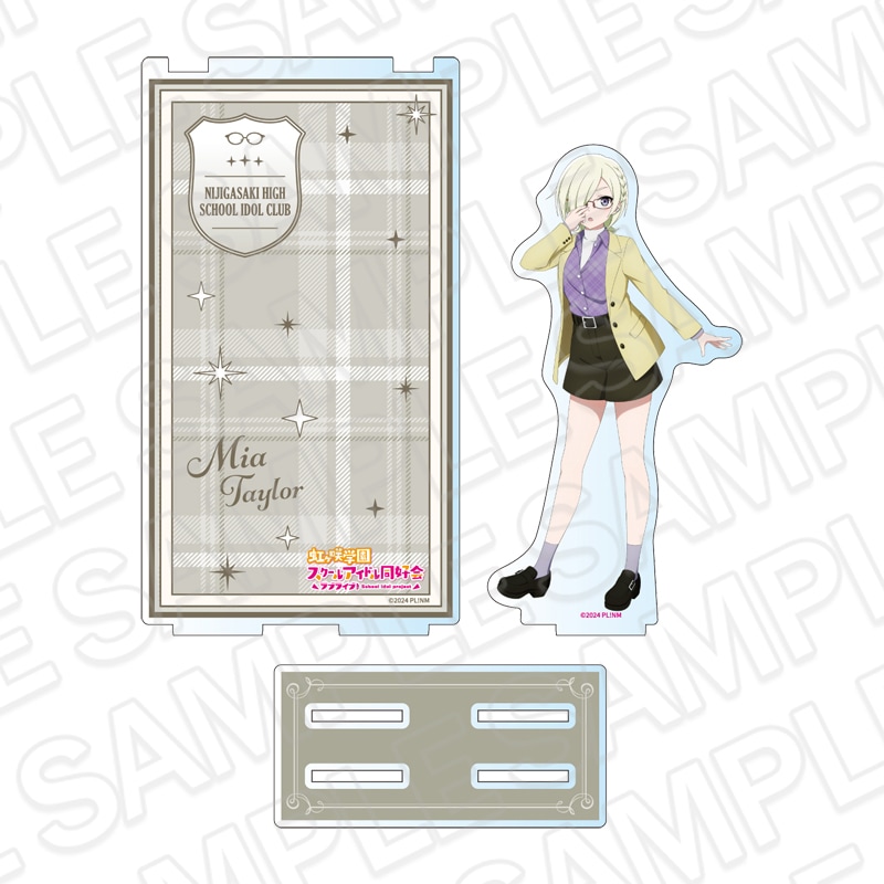 【事後通販】ラブライブ！虹ヶ咲学園スクールアイドル同好会　アクリルジオラマ　ミア・テイラー　トラッド＆グラス ver.【2026年6月中旬～7月上旬以降順次発送】