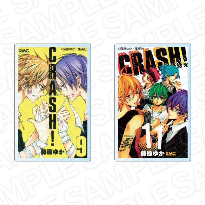 【りぼん70周年記念CAFE二次事後通販】CRASH!　コミックス表紙風アクリルマグネットセット　りぼん70周年CAFE【2026年7月下旬～8月下旬以降順次発送】