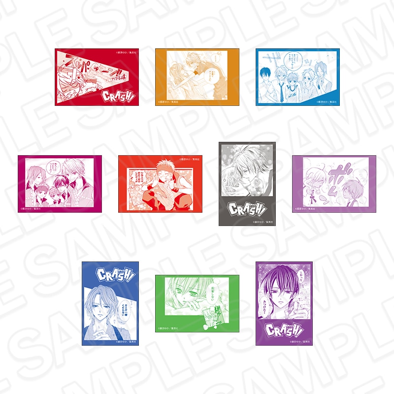 【りぼん70周年記念CAFE二次事後通販】CRASH!　名シーンスクエアカンバッジ(ランダム)　りぼん70周年CAFE【2026年7月下旬～8月下旬以降順次発送】