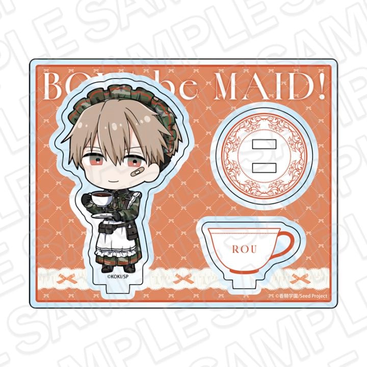 【CAFE事後通販】BOYS be MAID！～御曹司メイドボーイ部の日日～　アクリルスタンド　雨鬼 籠　カフェ　デフォルメ ver.【2026年6月中旬～7月上旬以降順次発送】