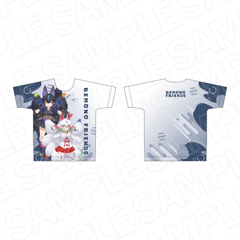 【予約受付4/16まで】けものフレンズ３　フルグラフィックTシャツ　キュウビキツネ&キュウビコリ【2026年6月中旬頃発売】