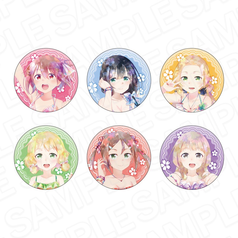 【予約受付4/23まで】結城友奈は勇者である 大満開の章　ホログラムカンバッジ(ランダム)　PALE TONE series　桜水着 ver.【2026年6月中旬頃発売】