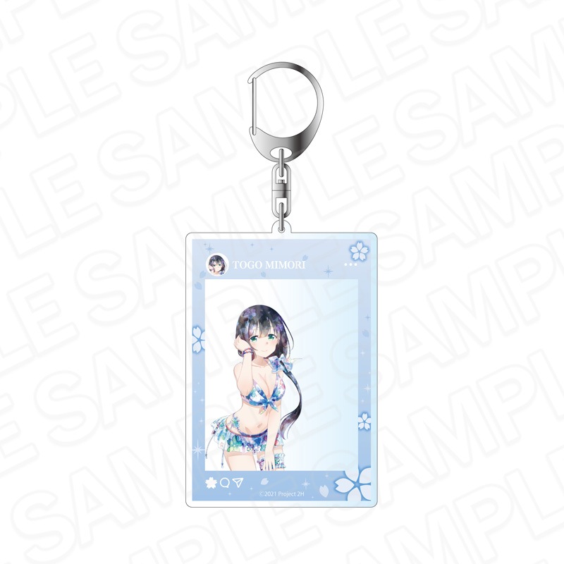 【予約受付4/23まで】結城友奈は勇者である 大満開の章　SNS風アクリルキーホルダー　PALE TONE series　東郷美森　桜水着 ver.【2026年6月中旬頃発売】
