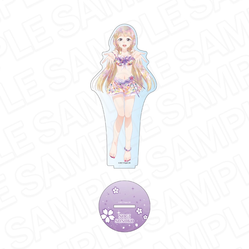 【予約受付4/23まで】結城友奈は勇者である 大満開の章　ホログラムデカアクリルスタンド　PALE TONE series　乃木園子　桜水着 ver.【2026年6月中旬頃発売】