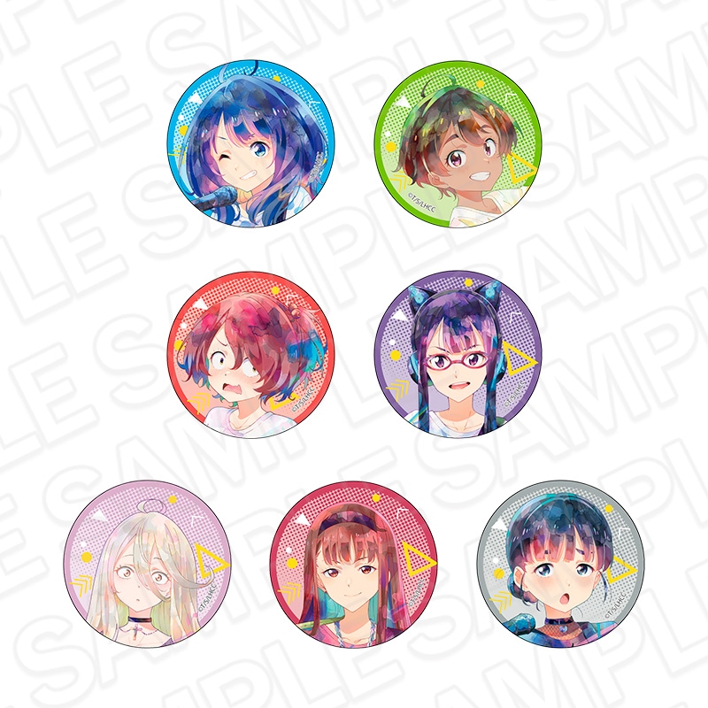 【事後通販】TVアニメ「負けヒロインが多すぎる！」　ホログラムカンバッジ(ランダム)　PALE TONE series　TSUWABUKI FES ver.【2026年6月中旬～7月上旬以降順次発送】