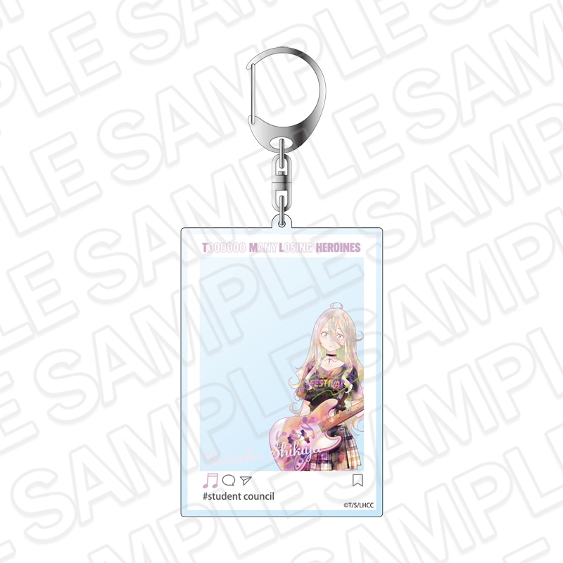 【事後通販】TVアニメ「負けヒロインが多すぎる！」　SNS風アクリルキーホルダー　PALE TONE series　志喜屋夢子　TSUWABUKI FES ver.【2026年6月中旬～7月上旬以降順次発送】