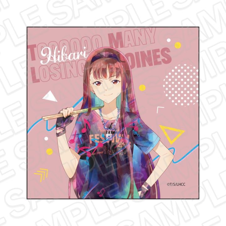 【事後通販】TVアニメ「負けヒロインが多すぎる！」　マイクロファイバー　PALE TONE series　放虎原ひばり　TSUWABUKI FES ver.【2026年6月中旬～7月上旬以降順次発送】