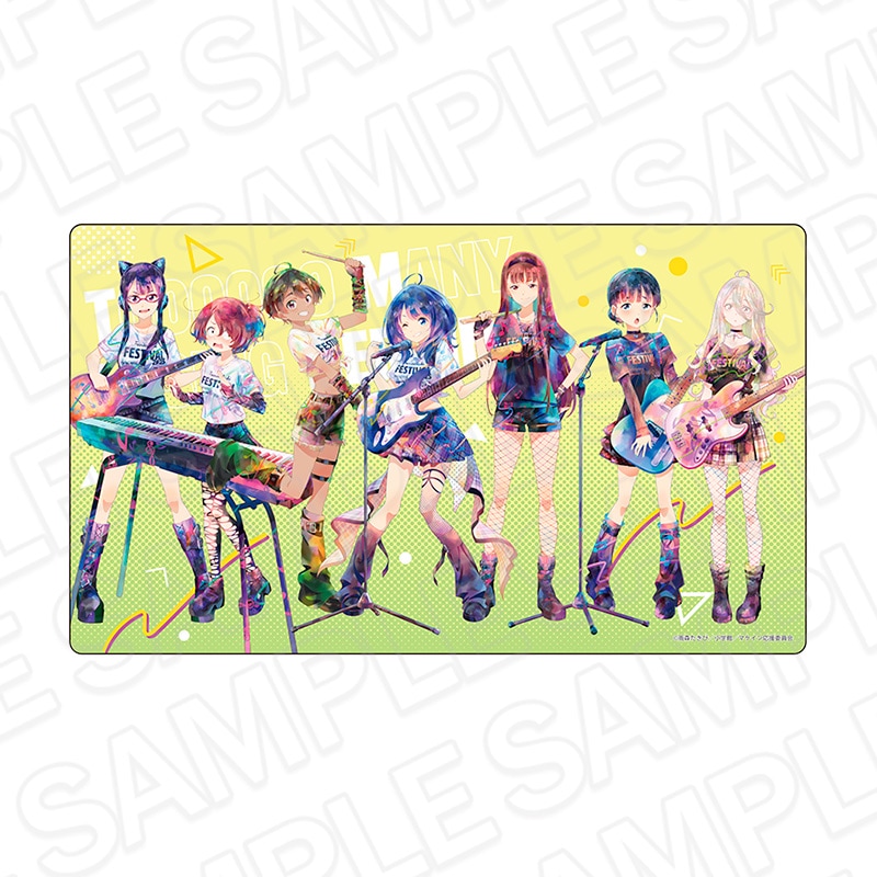 【事後通販】TVアニメ「負けヒロインが多すぎる！」　ラバーデスクマット　PALE TONE series　TSUWABUKI FES ver.【2026年6月中旬～7月上旬以降順次発送】