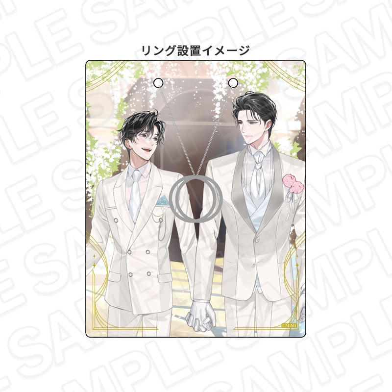 魔道祖師 アニメジャパン 婚礼 ペアリング付きアクリルカード 事後通販】大河幻想ラジオドラマ魔道祖師 ～婚礼の契り～ ペアリング