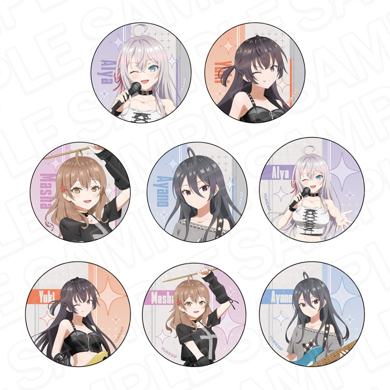 【予約受付4/23まで】TVアニメ「時々ボソッとロシア語でデレる隣のアーリャさん」　カンバッジ(ランダム)　ロックバンド ver.【2026年6月中旬頃発売】