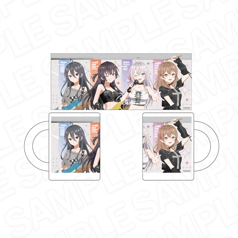 【予約受付4/23まで】TVアニメ「時々ボソッとロシア語でデレる隣のアーリャさん」　マグカップ　ロックバンド ver.【2026年6月中旬頃発売】