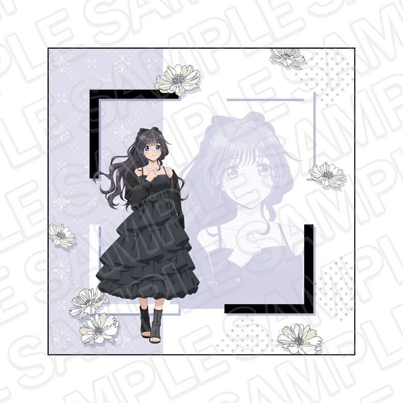【事後通販】TVアニメ「薫る花は凛と咲く」　マイクロファイバー　和栗薫子　Black styling ver.【2026年7月中旬～8月上旬以降順次発送】