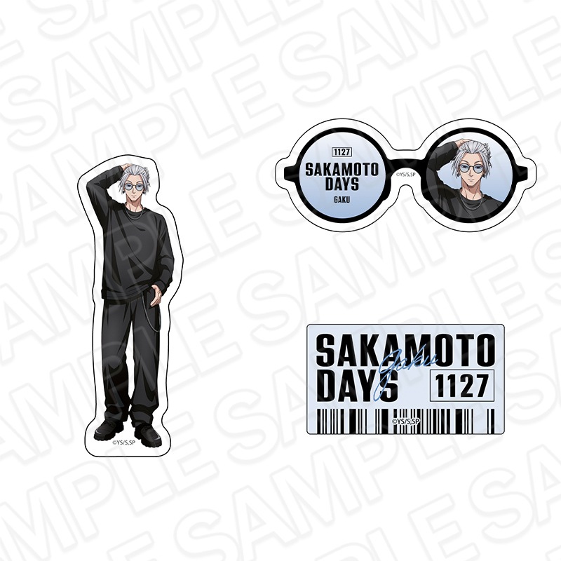 【事後通販】TVアニメ『SAKAMOTO DAYS』　ステッカーセット　楽　Color Glass ver.【2026年6月下旬～7月中旬以降順次発送】