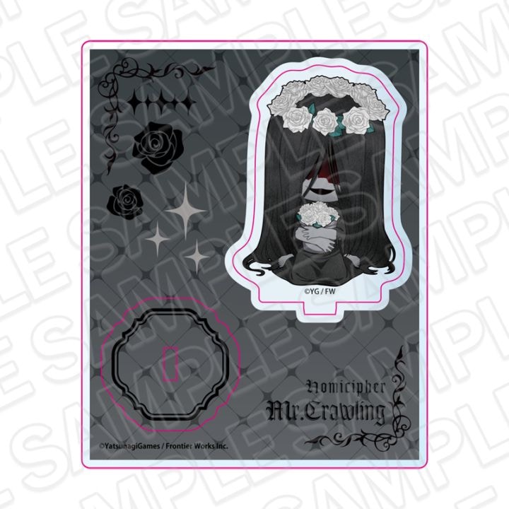 CAFE事後通販】文字化化 アクリルスタンド 這いばい男 Rose デフォルメ