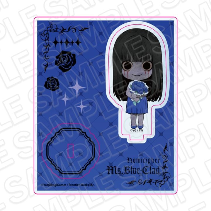 【CAFE事後通販】文字化化　アクリルスタンド　青い服の女　Rose デフォルメ ver.【2026年7月下旬～8月下旬以降順次発送】