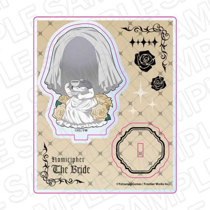 【CAFE事後通販】文字化化　アクリルスタンド　ドレスの女　Rose デフォルメ ver.【2026年7月下旬～8月下旬以降順次発送】