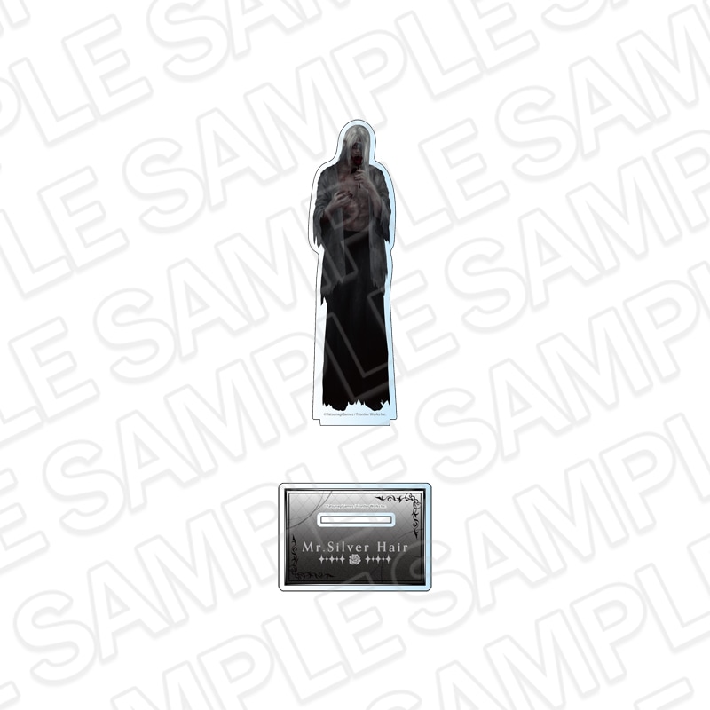 【CAFE事後通販】文字化化　デカアクリルスタンド　銀髪の男　Rose ver.【2026年7月下旬～8月下旬以降順次発送】