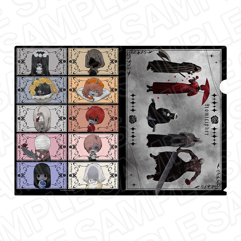【CAFE事後通販】文字化化　クリアファイル　Rose ver.【2026年7月下旬～8月下旬以降順次発送】