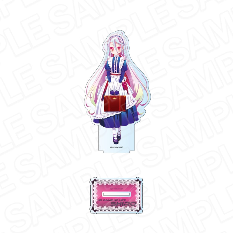 【予約受付5/14まで】ノーゲーム・ノーライフ　ホログラムデカアクリルスタンド　白　サイバーメイド ver.【2026年7月中旬頃発売】