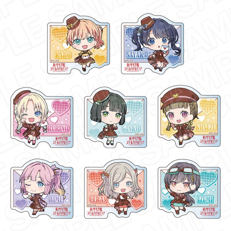 【予約受付5/14まで】ラブライブ！蓮ノ空女学院スクールアイドルクラブ　アクリルバッジ　メッセンジャー　デフォルメ ver.　セット【2026年7月中旬頃発売】