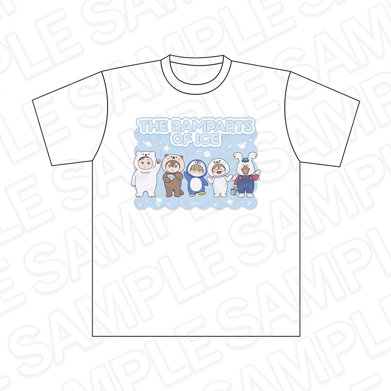 氷の城壁 Tシャツ 事後通販】TVアニメ『氷の城壁』 Tシャツ ミニキャラ 水族館 ver. M