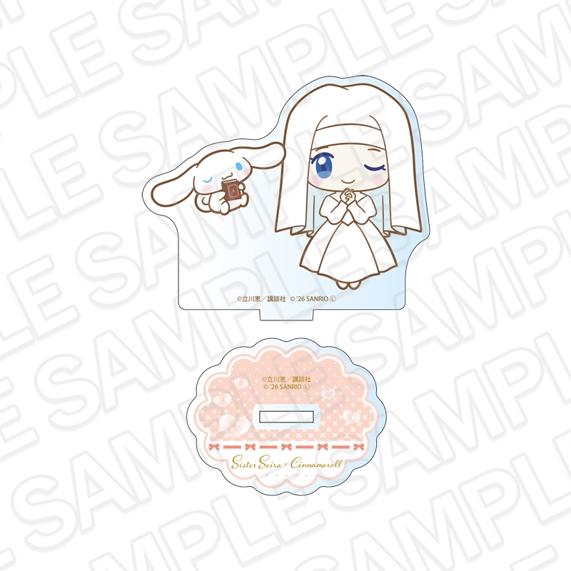 【POP UP SHOP事後通販】怪盗セイント・テール×サンリオキャラクターズ アクリルフィギュア シスター×シナモロール【2026年9月下旬～10月中旬以降順次発送】
