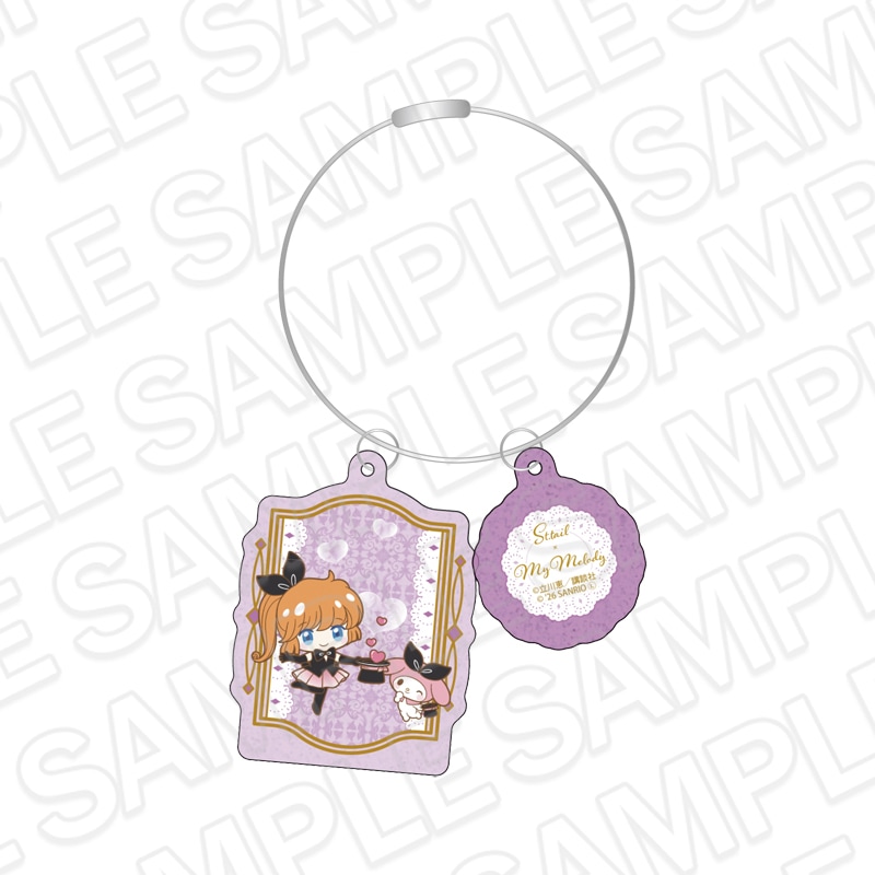 【POP UP SHOP事後通販】怪盗セイント・テール×サンリオキャラクターズ キラキラワイヤー両面キーホルダー 怪盗セイント・テール×マイメロディ【2026年9月下旬～10月中旬以降順次発送】