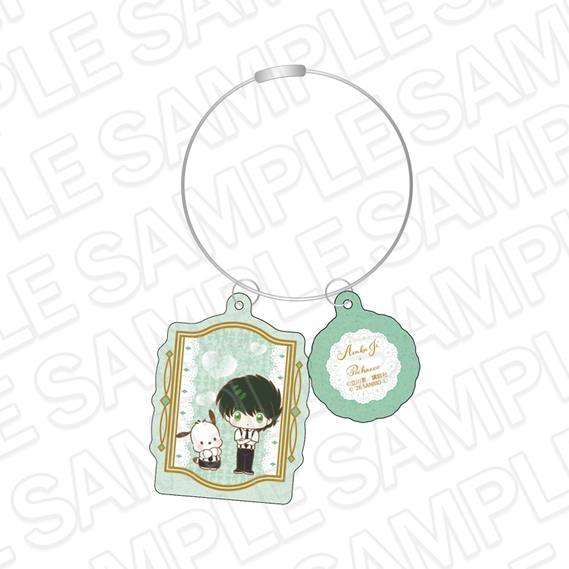 【POP UP SHOP事後通販】怪盗セイント・テール×サンリオキャラクターズ キラキラワイヤー両面キーホルダー アスカJr.×ポチャッコ【2026年9月下旬～10月中旬以降順次発送】