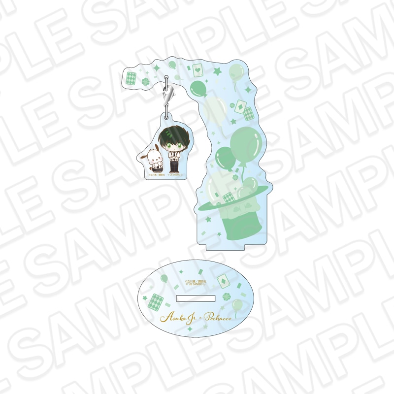 【POP UP SHOP事後通販】怪盗セイント・テール ふらふらアクリルスタンド アスカJr.×ポチャッコ【2026年9月下旬～10月中旬以降順次発送】