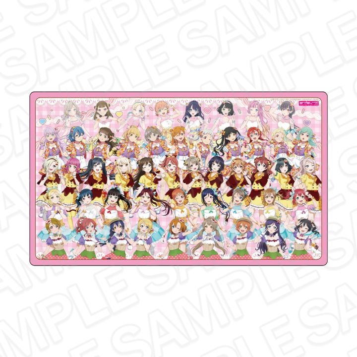 ラブライブ！ ラバーマット・デスクマット10点セット CAFE通販】ラブライブ！シリーズ ラバーデスクマット Cafe party ver