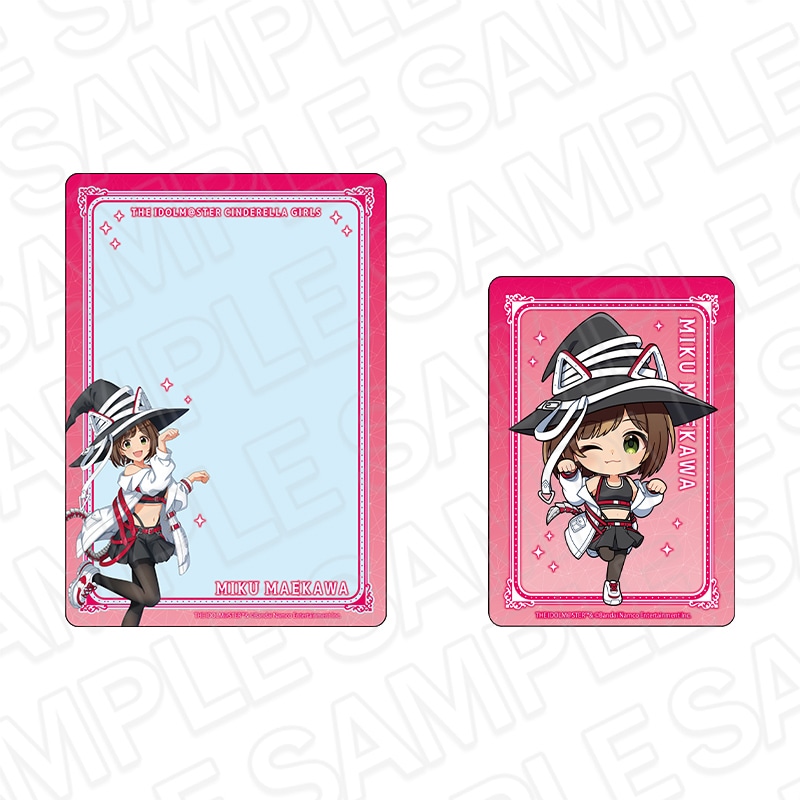 【事後通販】アイドルマスター シンデレラガールズ　硬質カードセット　前川みく　サイバーウィッチ ver.【2026年8月上旬～下旬以降順次発送】