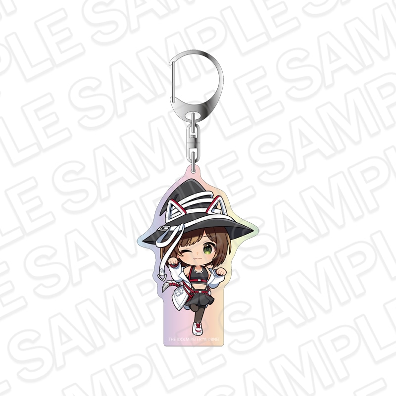 【事後通販】アイドルマスター シンデレラガールズ　オーロラアクリルキーホルダー　前川みく　サイバーウィッチ ミニキャラ ver.【2026年8月上旬～下旬以降順次発送】