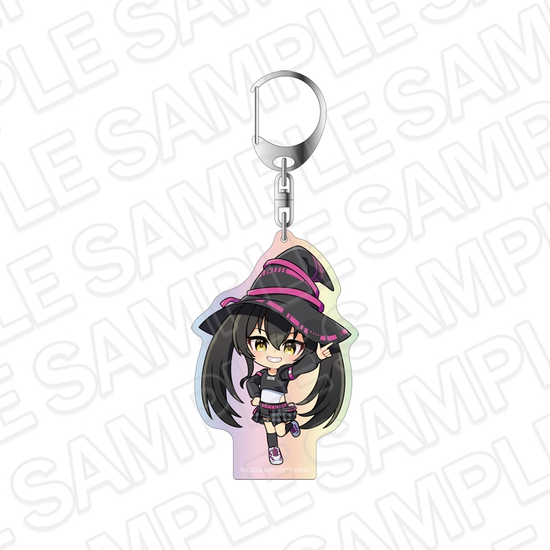 【事後通販】アイドルマスター シンデレラガールズ　オーロラアクリルキーホルダー　的場梨沙　サイバーウィッチ ミニキャラ ver.【2026年8月上旬～下旬以降順次発送】