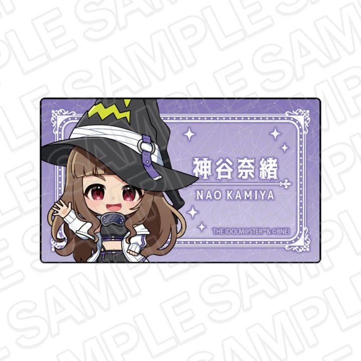 【事後通販】アイドルマスター シンデレラガールズ　アクリルネームバッジ　神谷奈緒　サイバーウィッチ ミニキャラ ver.【2026年8月上旬～下旬以降順次発送】