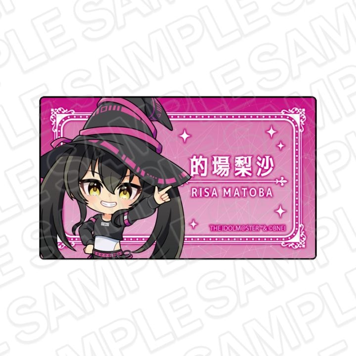 【事後通販】アイドルマスター シンデレラガールズ　アクリルネームバッジ　的場梨沙　サイバーウィッチ ミニキャラ ver.【2026年8月上旬～下旬以降順次発送】