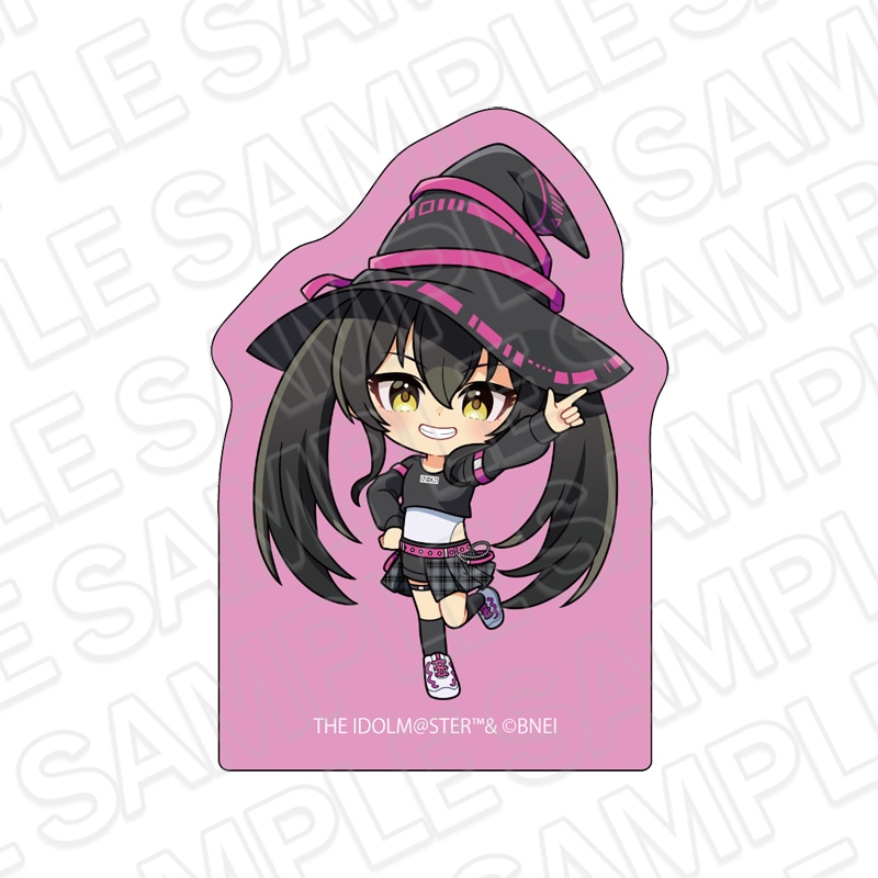 【事後通販】アイドルマスター シンデレラガールズ　ダイカットステッカー　的場梨沙　サイバーウィッチ ミニキャラ ver.【2026年8月上旬～下旬以降順次発送】