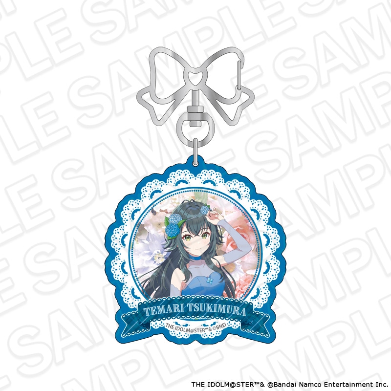 【よみうりランド／HANA・BIYORI事後通販】学園アイドルマスター　アクリルキーホルダー　月村手毬　floral dress ver.【2026年8月下旬～9月中旬以降順次発送】
