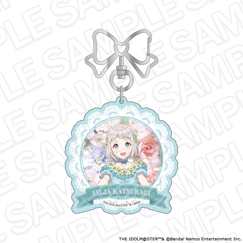 【よみうりランド／HANA・BIYORI事後通販】学園アイドルマスター　アクリルキーホルダー　葛城リーリヤ　floral dress ver.【2026年8月下旬～9月中旬以降順次発送】