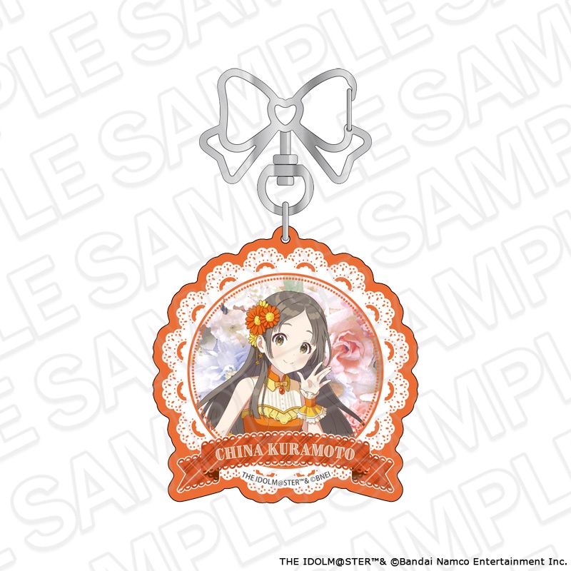 【よみうりランド／HANA・BIYORI事後通販】学園アイドルマスター　アクリルキーホルダー　倉本千奈　floral dress ver.【2026年8月下旬～9月中旬以降順次発送】