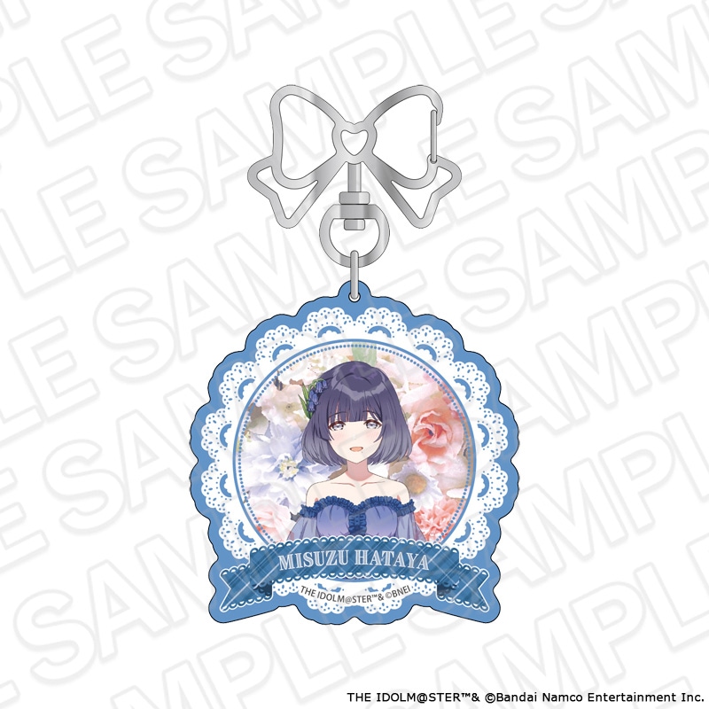 【よみうりランド／HANA・BIYORI事後通販】学園アイドルマスター　アクリルキーホルダー　秦谷美鈴　floral dress ver.【2026年8月下旬～9月中旬以降順次発送】