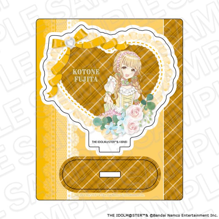 【よみうりランド／HANA・BIYORI事後通販】学園アイドルマスター　アクリルスタンド　藤田ことね　floral dress ver.【2026年8月下旬～9月中旬以降順次発送】