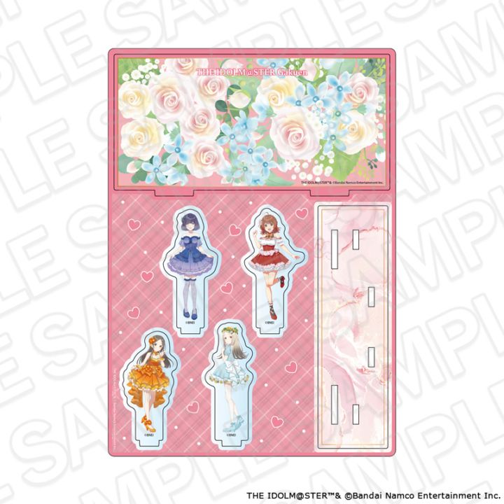 【よみうりランド／HANA・BIYORI事後通販】学園アイドルマスター　アクリルジオラマ　B　floral dress ver.【2026年8月下旬～9月中旬以降順次発送】