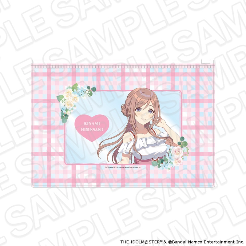 【よみうりランド／HANA・BIYORI事後通販】学園アイドルマスター　クリアポーチ　姫崎莉波　floral dress ver.【2026年8月下旬～9月中旬以降順次発送】