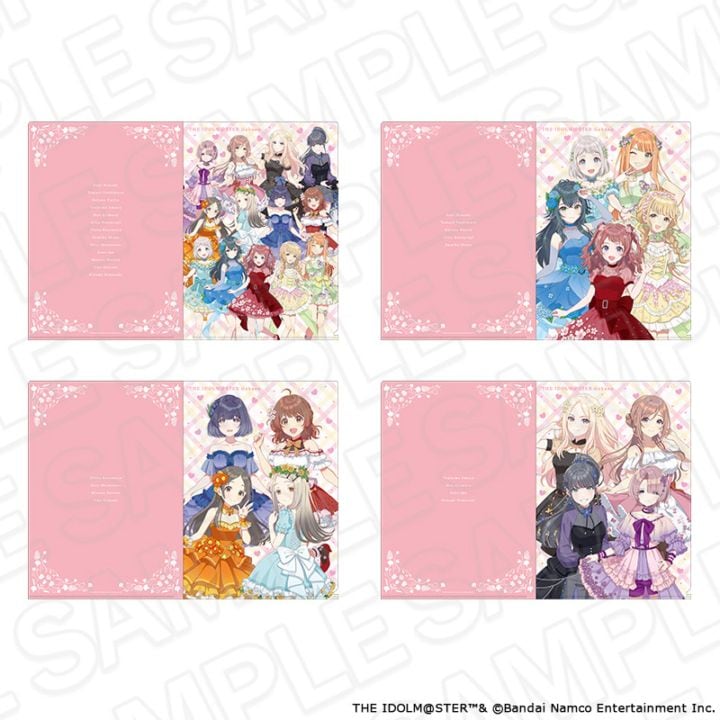 【よみうりランド／HANA・BIYORI事後通販】学園アイドルマスター　クリアファイルセット　floral dress ver.【2026年8月下旬～9月中旬以降順次発送】