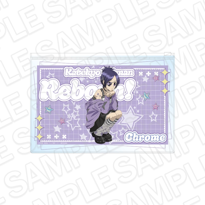 事後通販】家庭教師ヒットマンREBORN! クリアポーチ クローム髑髏 STAR