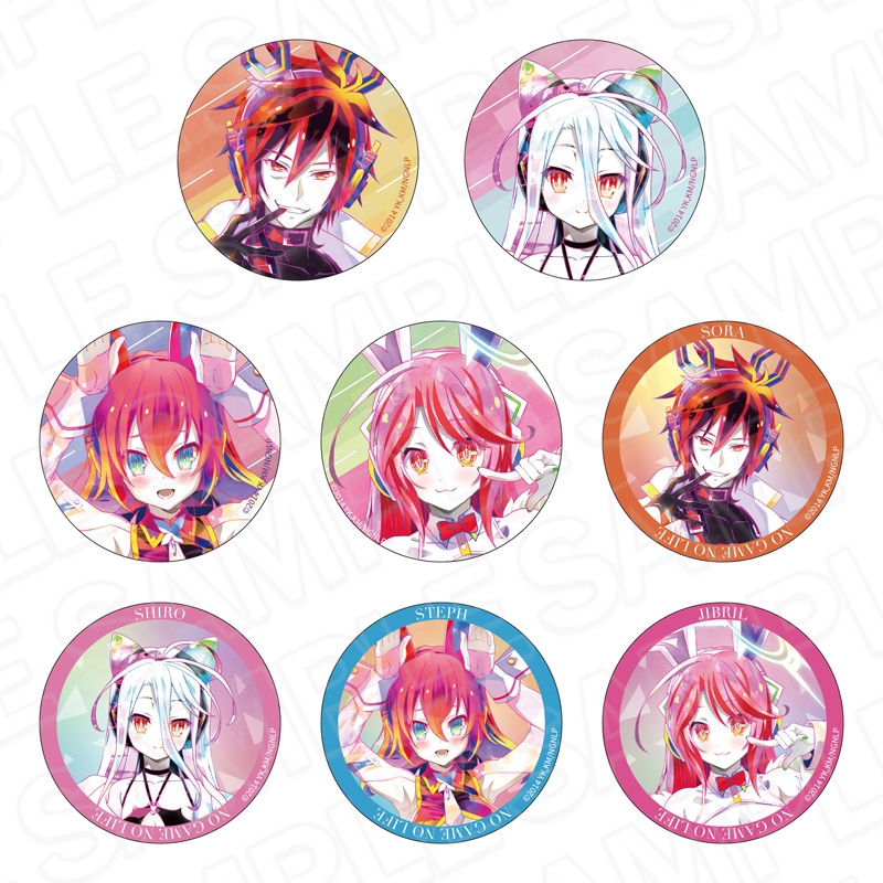 【予約受付6/25まで】ノーゲーム・ノーライフ　ホログラムカンバッジ(ランダム)　PALE TONE series　サイバーバニー ver.【2026年9月中旬頃発売】